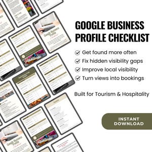 Google Business Profile Checklist | Local SEO, Maps Optimisation (Digital Download)