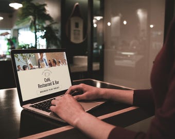 Business Plan Toolkit für Cafés, Restaurants und Bars (PDF + editierbare Canva Vorlage)