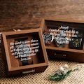 Personalized Engraved Wood Watch Box, Engraved Glass Box, Gifts for Boyfriends, Gifts for Him, Wedding Gifts for Men, Gifts for Husbands