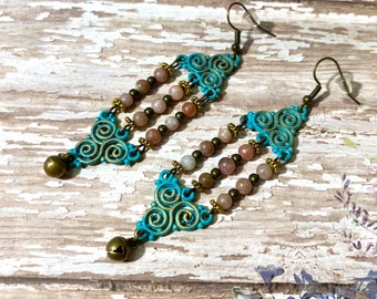 Boho Chandelier Earrings