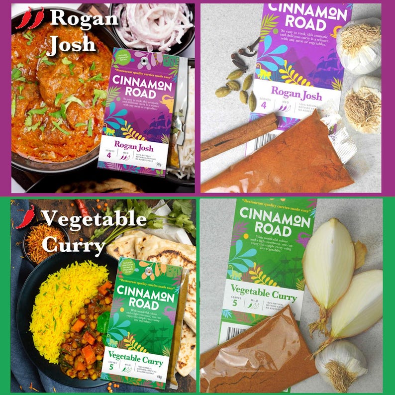 Some Don't Like It Hot - Gift Set of 8 Indian Curry Spice Kits From ...