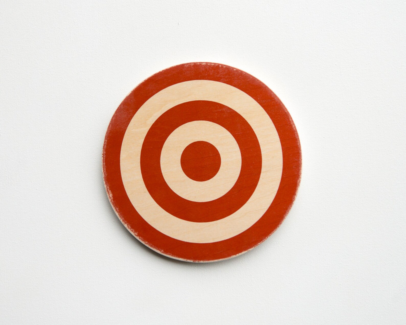 Target 23 Circle Art Block Red/white Wall Decor Target Etsy