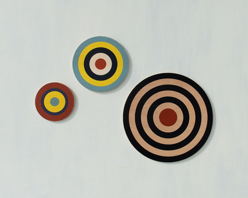 Target Wall Decor Circle Wall Art Target Art Bull's Eye | Etsy