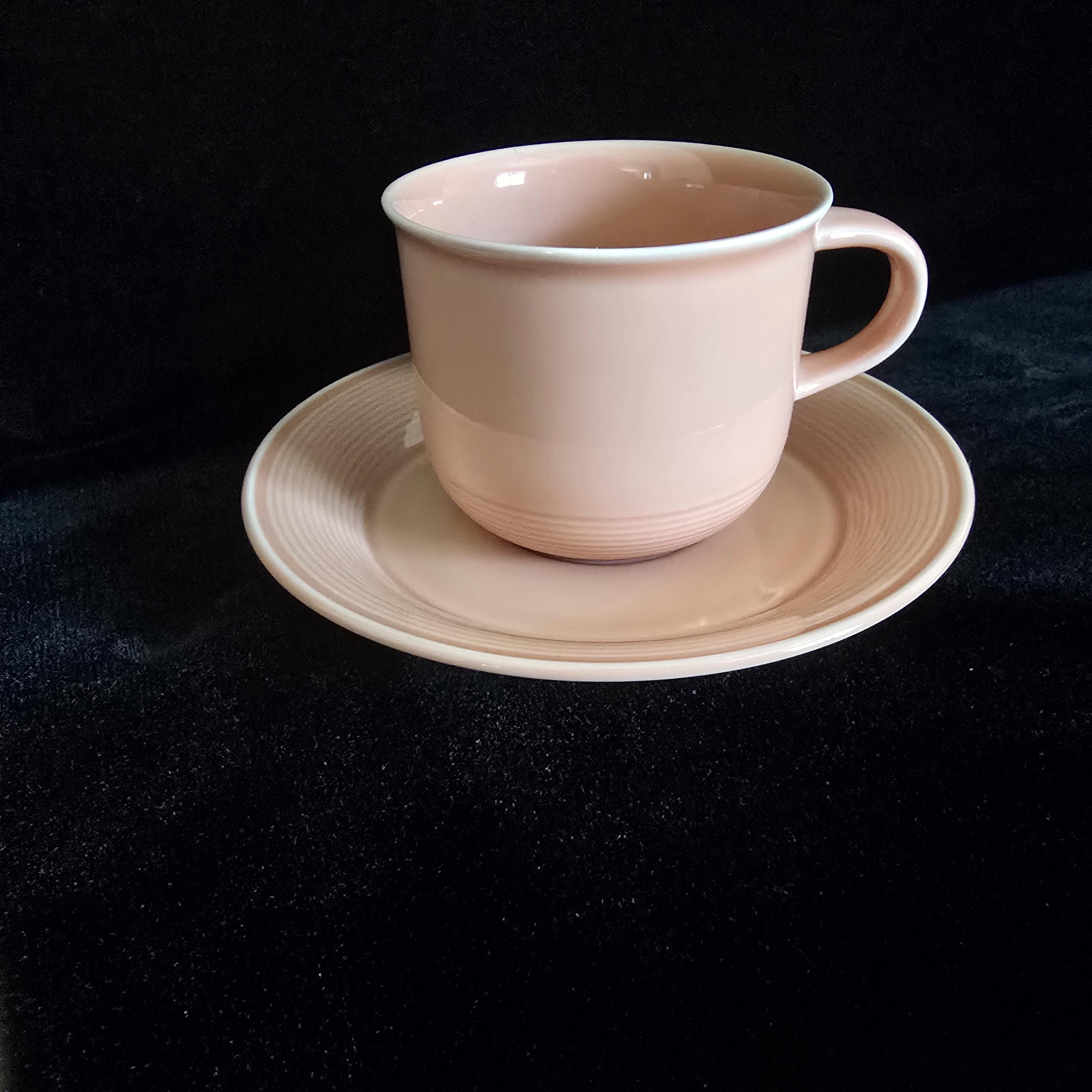 Peach Japan Cup and Saucer - Etsy