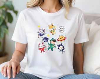 Kids Space Astronaut T-Shirt, Galaxy Graphic Tee, Birthday Outfit