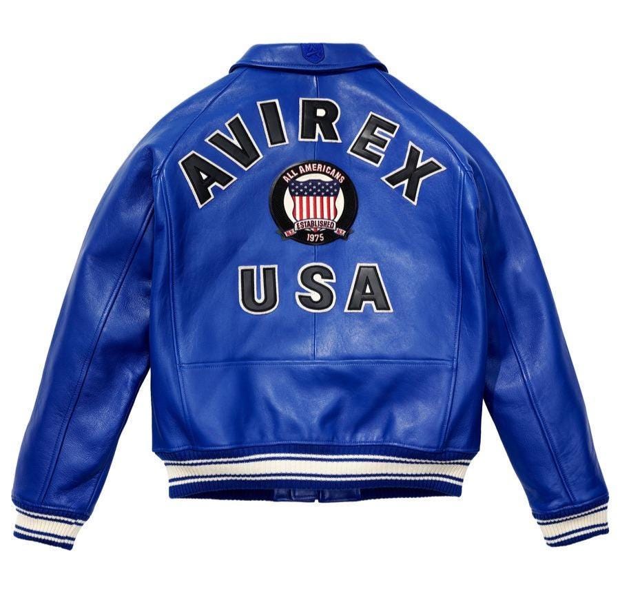 Avirex Denim Jacket - Etsy Canada