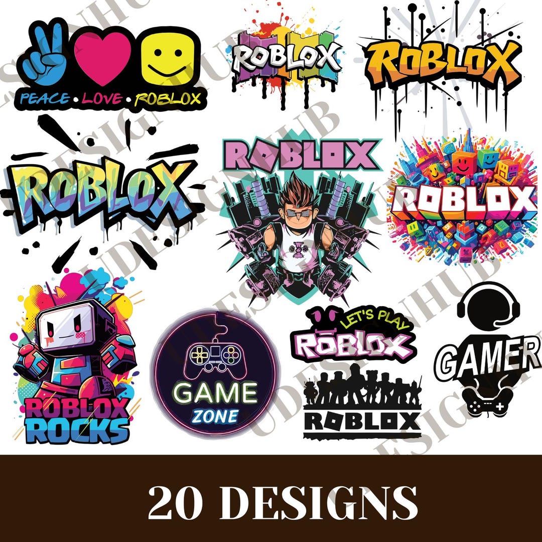 Roblox SVG PNG Bundle , Roblox Birthday SVG , Roblox Shirt Design ...