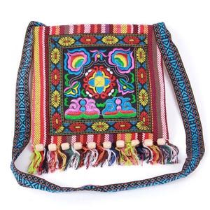 Ethnic style bag embroidery bag crossbody bag tassel bag