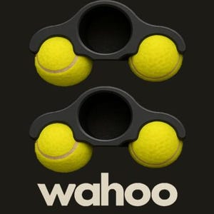 Wahoo Kickr Core Rocker Feet Wippfuß Tennisball Rennrad Rolle und optional für das Vorderrad