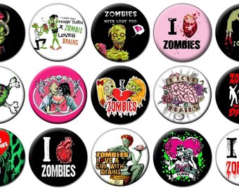 Pin Back Button Badge 1 Lot of 15 Buttons HARAJUKU LOVERS