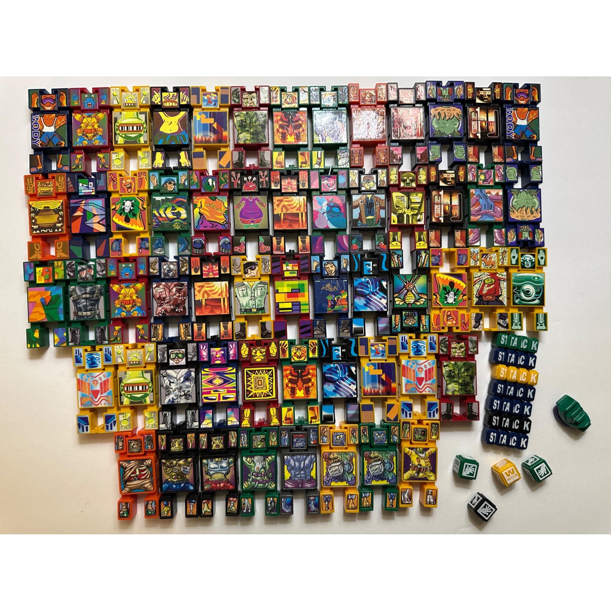 Vintage Naknak Hasbro Mcdonalds Battle Block Action Figure Toy Lot