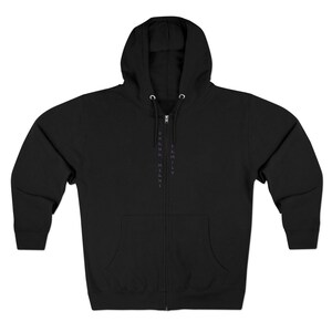 Ohana Stitch Tortoise Unisex Zip Hoodie, Forget Me Not Flower Design, Family Sweatshirt, Cute Hooded Jacket, Unique Gift, Stitch Lover image 8