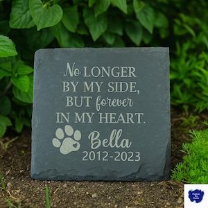 Personalized Dog Memorial Garden Stone