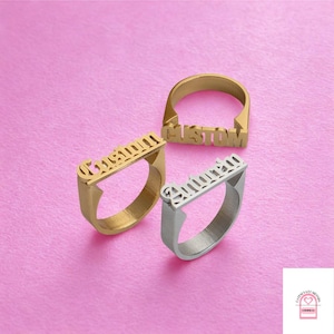 Custom Name Ring
