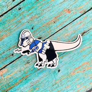 Clone Wars Captain T Rex Vinyl sticker