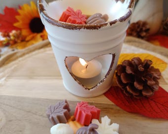 Keramik Duftlampe mit Herz | Aromalampe für Wax Melts & Duftöle | Handgemachte Deko | Geschenkidee für Duftliebhaber