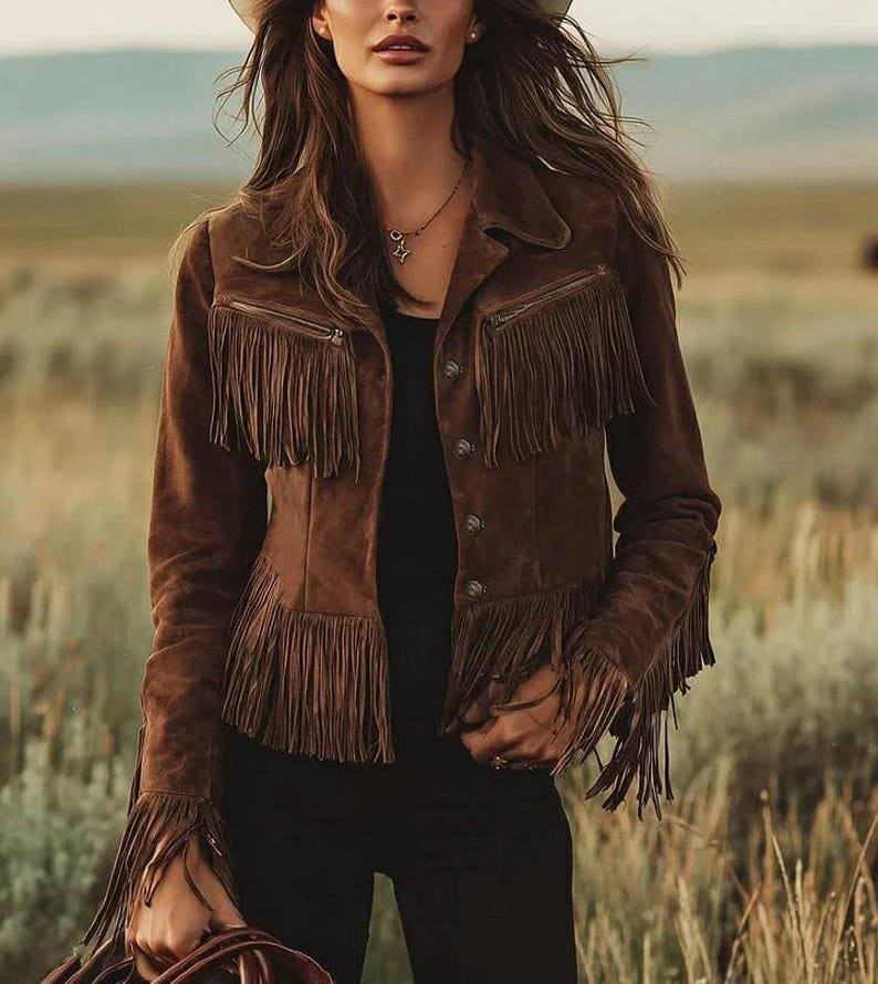 Cache Leather Jacket - Etsy