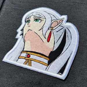 Custom Embroidered Anime Character Patch, Hand Embroidered Iron On Applique For Clothing Bag Hoodie, Personalized Kawaii Manga Gift For Fan