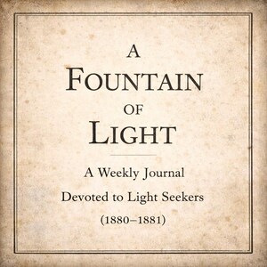 A Fountain of Light (1880–1881) – Complete 836 Page Spiritualist Journal Archive – Weekly Light Seekers Doctrine, Occult Christianity PDF
