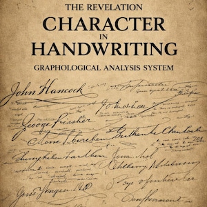 1918 Handwriting Analysis System PDF – Reveal Personality from Script – Graphology Course – Character Reading Doctrine