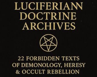 Archivos de la Doctrina Luciferina – 22 Textos de Demonología, Magia Negra y Rebelión Oculta (PDFs de Ocultismo, Brujería, Biblioteca de la Academia Oscura)