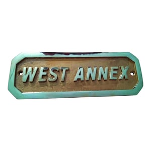 Brass Nameplate Laser Engraved Black Brass Plate, Custom Size Personalized Brass Plate, Metal Sign