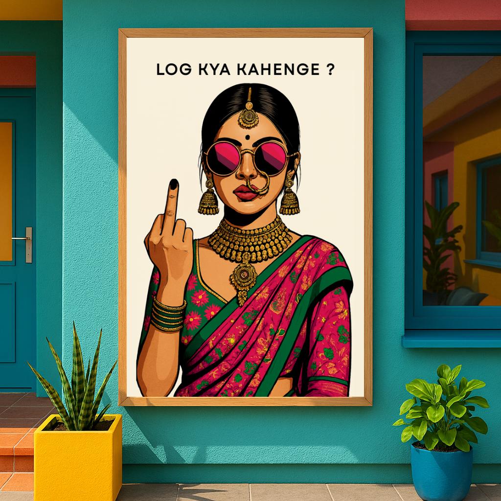 Indian Lady Print Australia