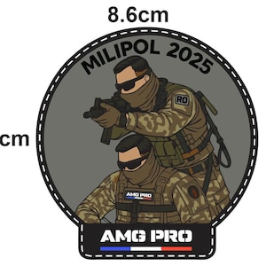 Custom PVC Rubber Patch | 3D Morale Badge with Velcro
