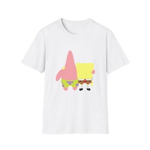 SpongeBob & Patrick T-Shirt | Cute Cartoon Best Friends Tee | Funny Graphic Shirt | Unisex Pop Culture Top | Gift for Fans