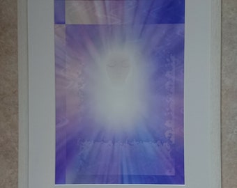 Meditation framed limited edition giclee print