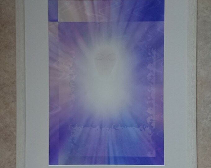 Meditation framed limited edition giclee print
