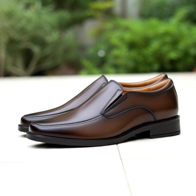 chinese dress ladies Stella Dark Brown | Leather Slip-on | Men's Shoes main image 1