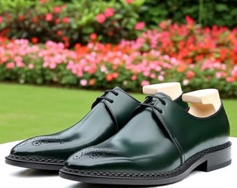 Handmade Aqua Green Leather Oxford Shoes: Cap Toe Dress Shoes for Men Personalised Gift - Etsy Handmade Aqua Green Leather Oxford Shoes: Cap Toe Dress Shoes for Men Personalised Gift - Etsy