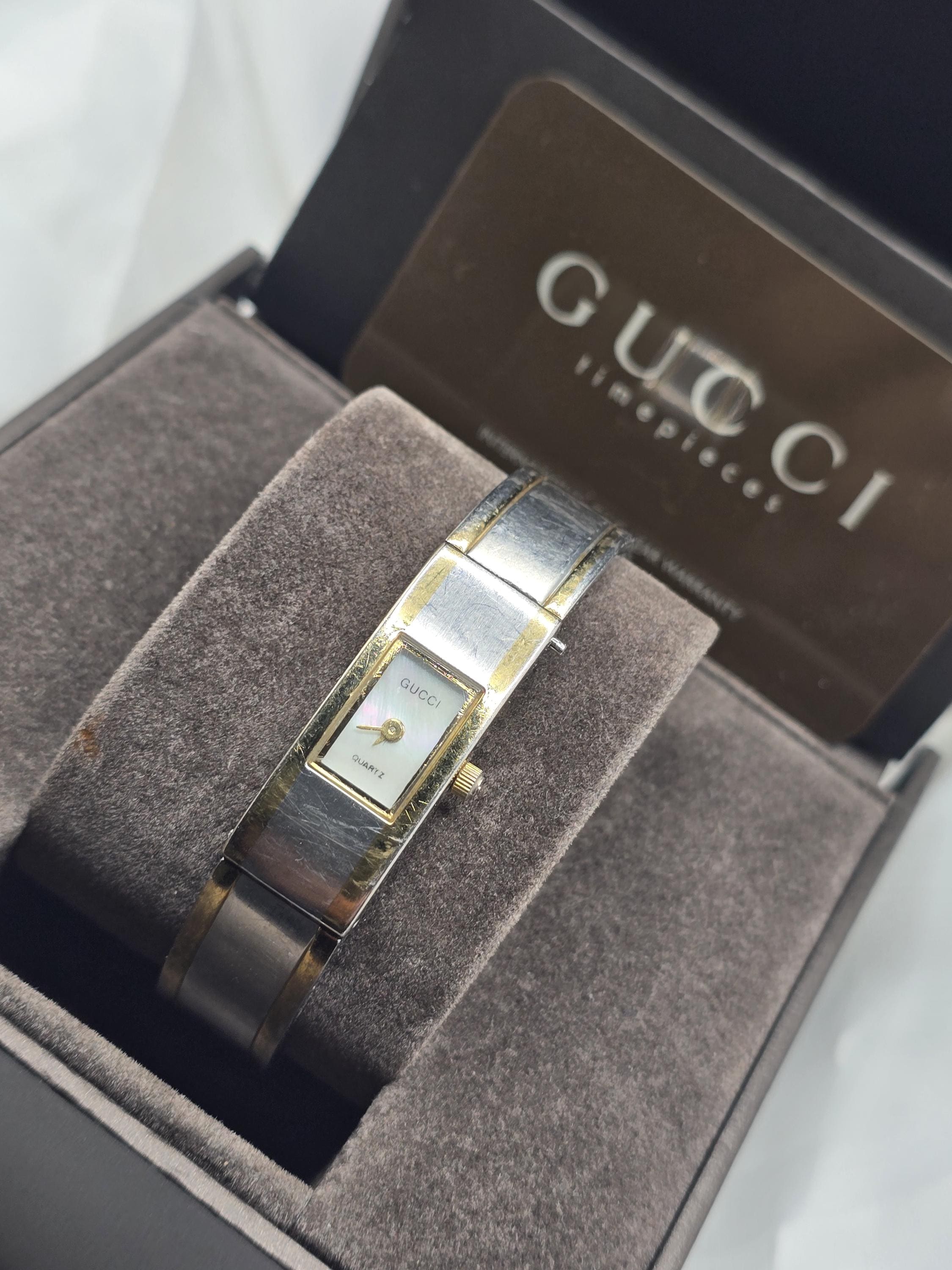 Vintage Ladies Gucci 2200 Wristwatch Working Boxed - Etsy