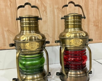 Vintage EMBURY No. 1 Little Air Pilot Oil Kerosene Lantern Lamp