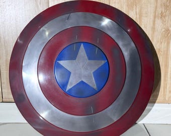 Handmade Captain America Shield – Medieval Damage Cosplay Replica Shield