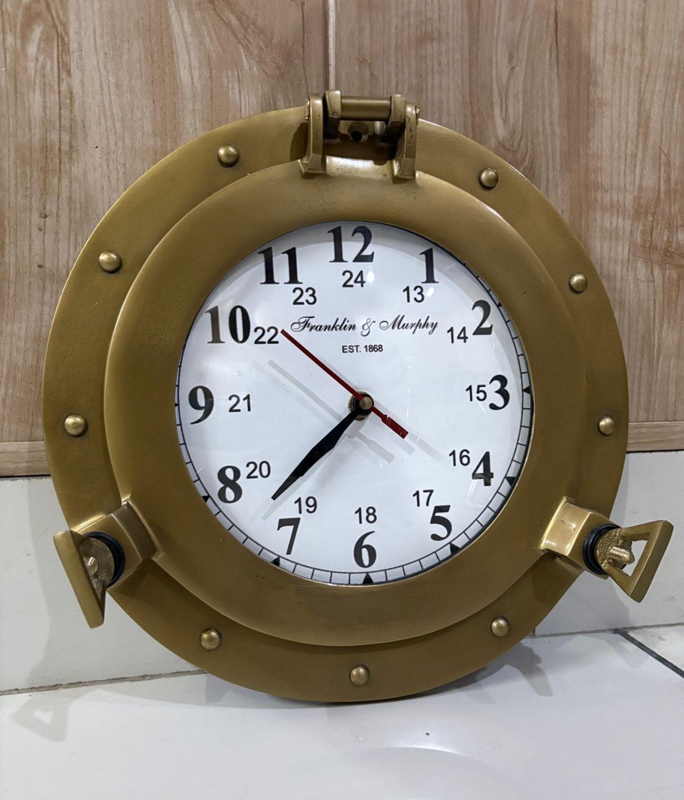 Ships Time Quartz Clock - Etsy