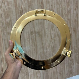 Nautical Polished Finish - Maritime Ship Boat Porthole, Round Window & Wall Aluminum - Mirror Porthole Home, Office Decor Porthole Gift item