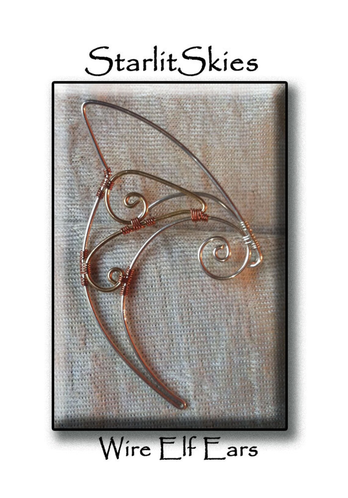 Simple Pair of Wire Elf Ears in Sterling Silver Filled with Etsy