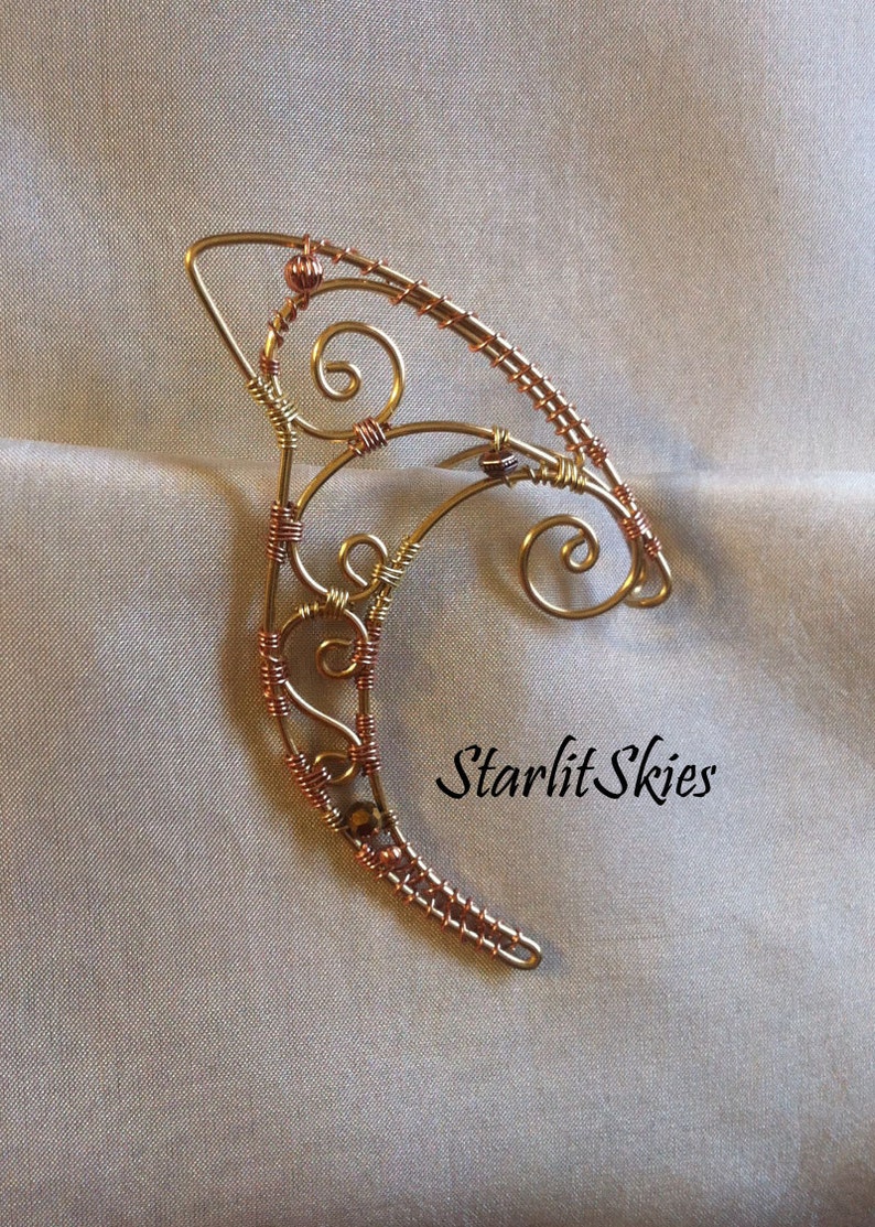 Brass Wire Elf Ears Simply Twisted Etsy