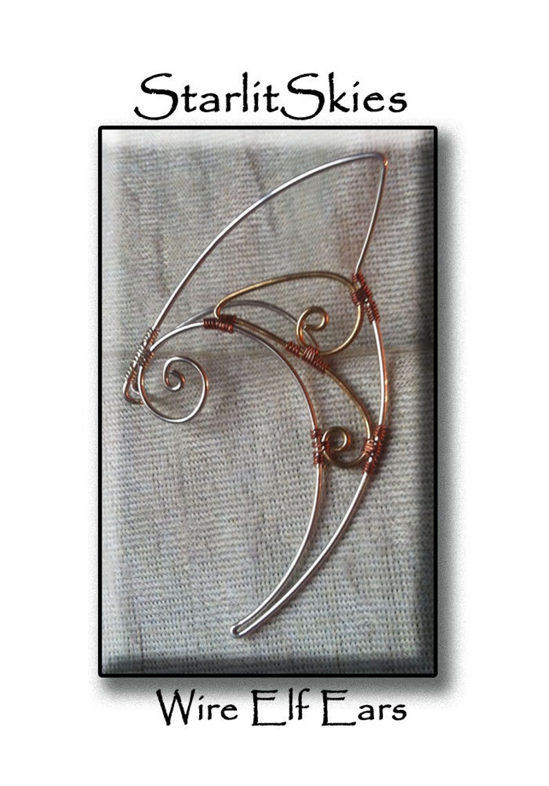 Simple Pair of Wire Elf Ears in Sterling Silver Filled with Etsy