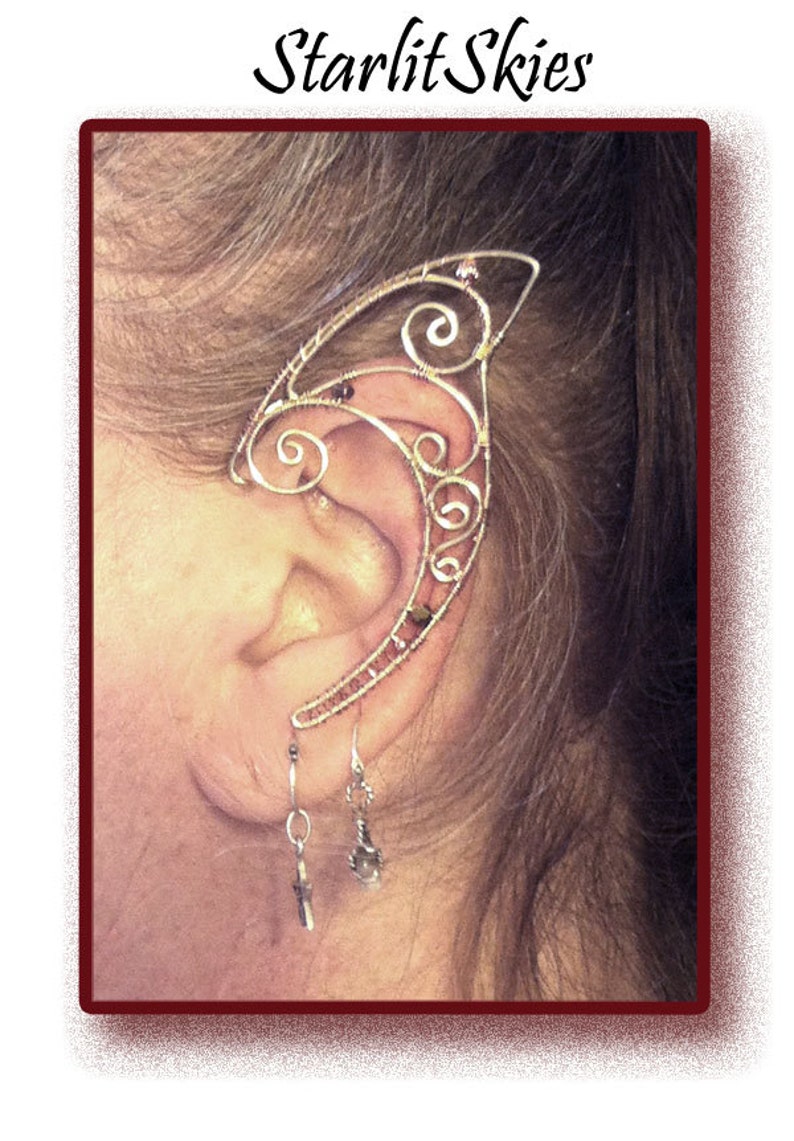 Brass Wire Elf Ears Simply Twisted Etsy