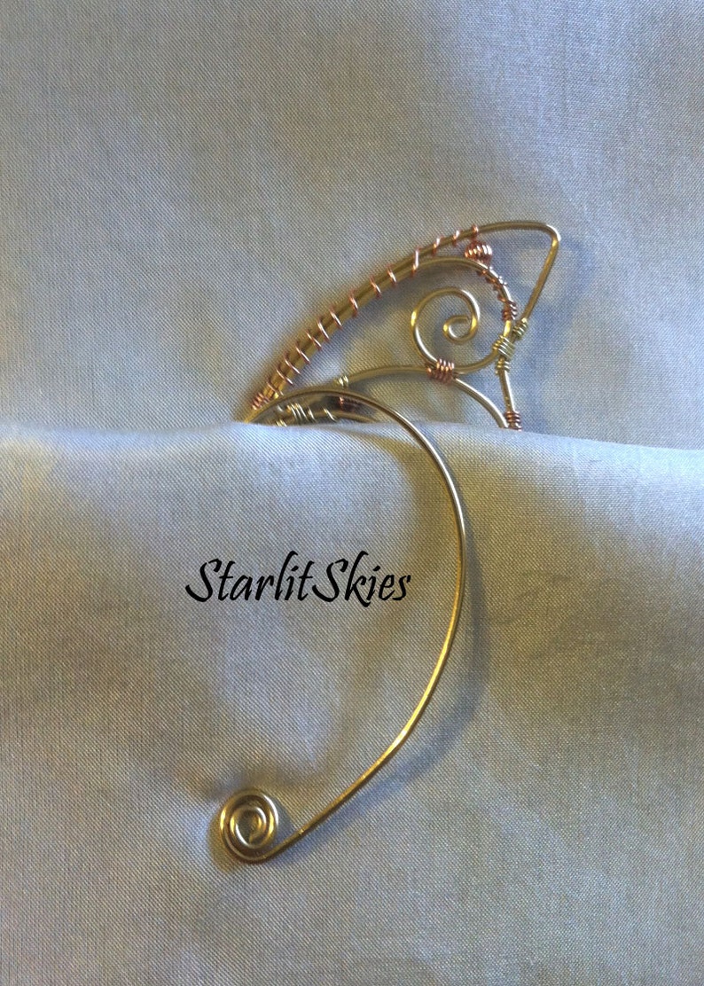 Brass Wire Elf Ears Simply Twisted Etsy