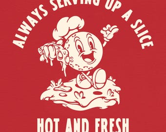 Always Serving Up a Slice Golf Shirt | Funny Golf Slice Humor Tee for Men | Retro Cartoon Golfer Gift | Weekend Golf Trip Shirt