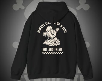 Always Serving Up a Slice Pizza Golf Shirt | Funny Pizza Golf Ball Design | Golfing Hoodie