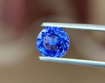 AAA 1.25 Carat Round Tanzanite – Blue Violet Loose Gemstone