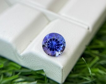 Faceted Tanzanite Gemstone 1.30 Carat | Vivid Blue-Violet Loose Stone
