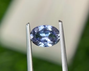 Unheated Lavender Blue Tanzanite – 0.80 Carat Oval Gemstone