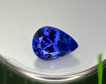 1.15 Carat Pear Cut Tanzanite Gemstone | Vivid Blue-Violet Loose Stone