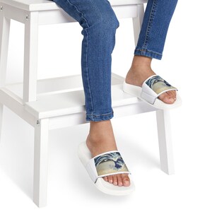 Artistic Youth Sandals with Removable Straps, Summer Footwear, Beach Ready, Trendy Kids Sandals, Gift for Teens, Japan degine